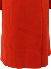 1994 Cashmere CC Mark Button Long Coat #36 Red