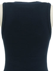 ロゴポケットノースリーブトップス ネイビー