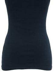 ロゴポケットノースリーブトップス ネイビー