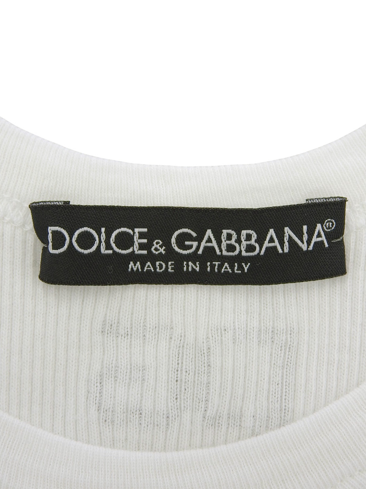 White Rhinestone Logo Top