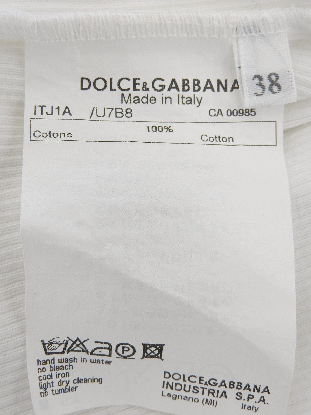 White Rhinestone Logo Top