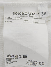 ラインストーンロゴトップス ホワイト