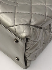 2012 Vintage CC Mark Stitch Chain Handbag Silver