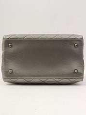 2012年頃製 CCマークステッチチェーンハンドバッグ シルバー