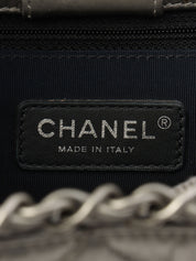 2012年頃製 CCマークステッチチェーンハンドバッグ シルバー