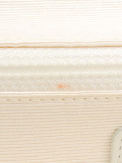 2004年针织蕾丝CC标志牌链条单肩包 白色