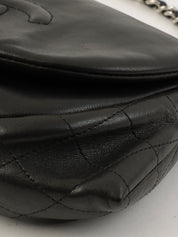 2010 CC Mark Stitch 链条钱包 黑色