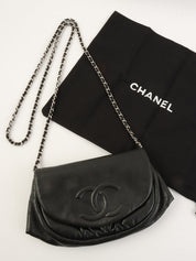 2010 CC Mark Stitch 链条钱包 黑色