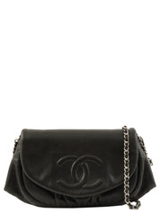 2010 CC Mark Stitch 链条钱包 黑色