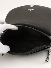 2010 CC Mark Stitch 链条钱包 黑色