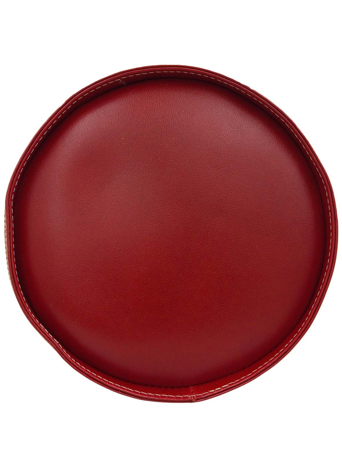 Yカットロゴチャーム巾着ショルダーバッグ レッド/ホワイト