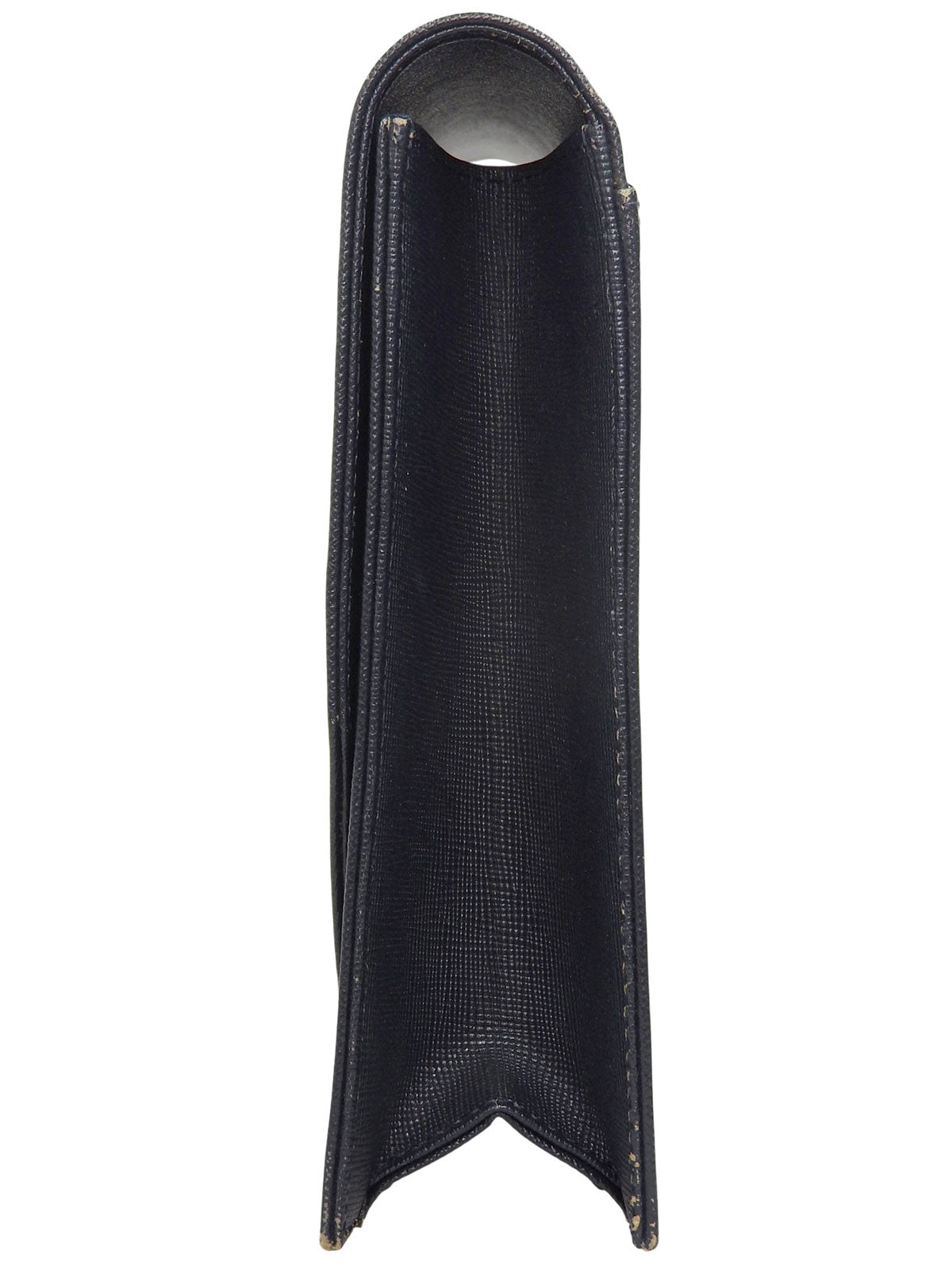 レザーロゴクラッチバッグ ネイビー