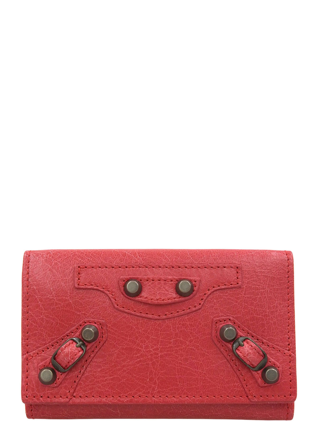 城市钥匙包粉色