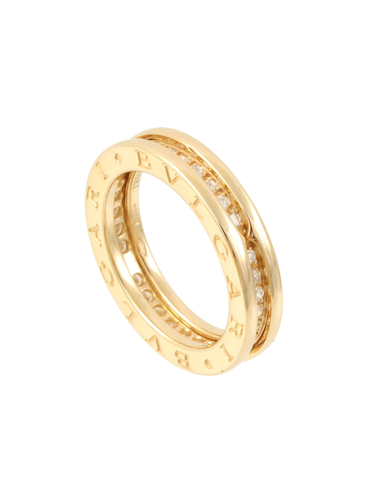 18K Diamond B.zero1 Ring Gold