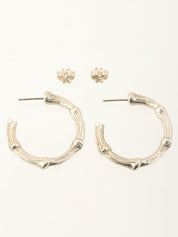 925バンブーピアス シルバー