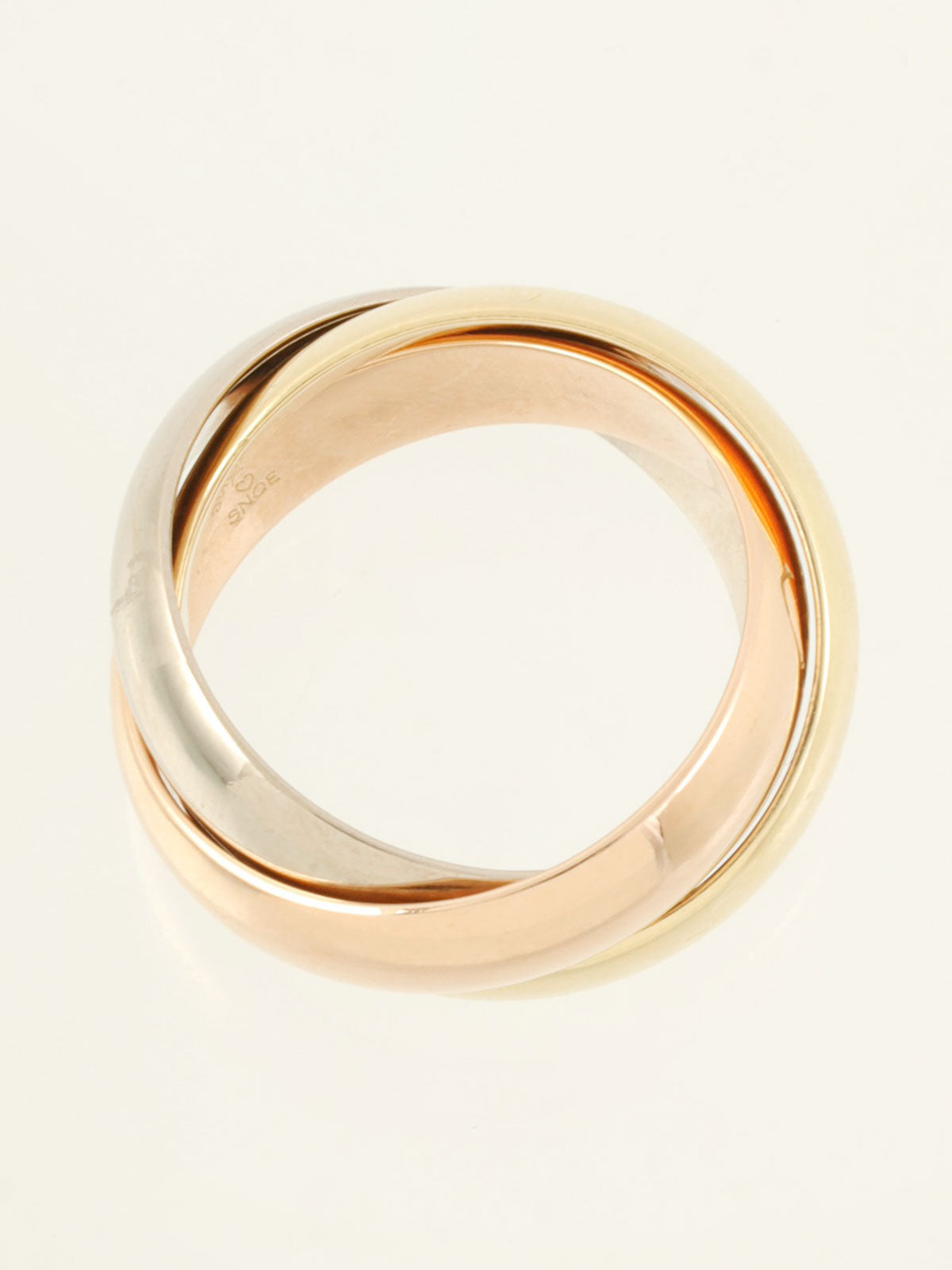 18KトリニティリングLM ホワイトゴールド/イエローゴールド/ピンクゴールド