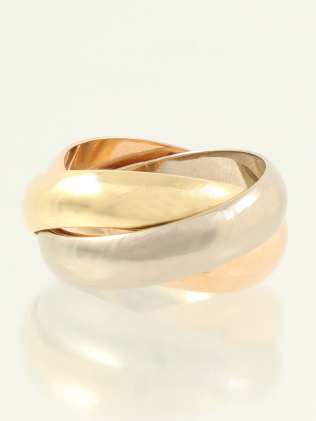 18KトリニティリングLM ホワイトゴールド/イエローゴールド/ピンクゴールド