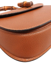 ピッグスキンバンブー2wayバッグ キャメル