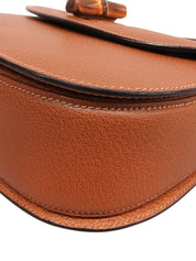 ピッグスキンバンブー2wayバッグ キャメル