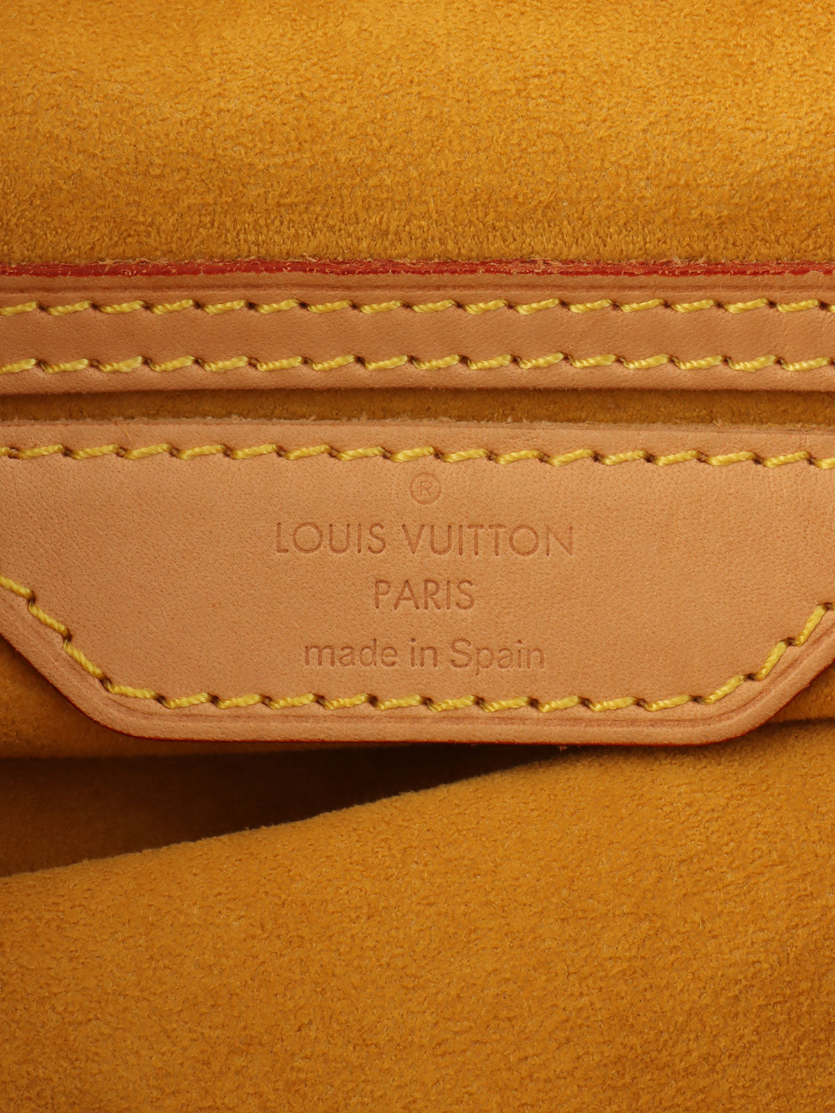 2006年製 デニムモノグラムサックアドGM ブルー