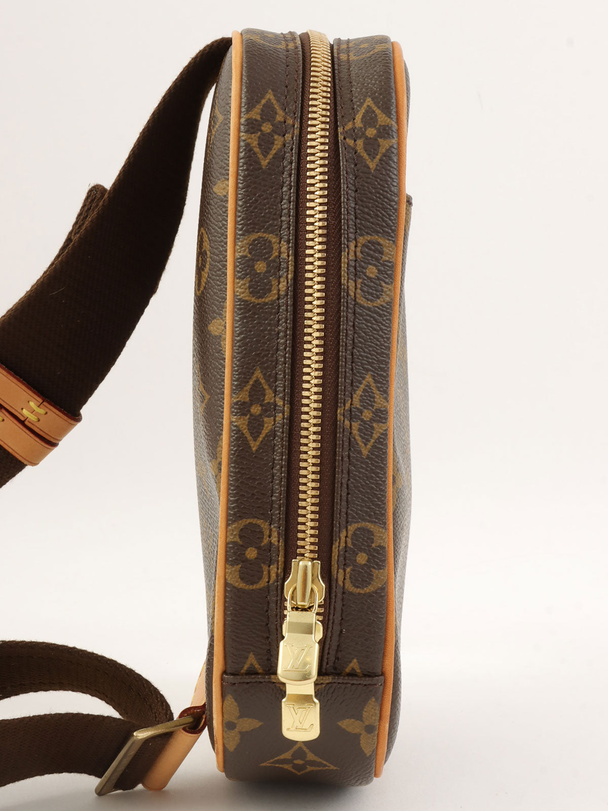 2008 帆布 Monogram Pochette Ganju 棕色