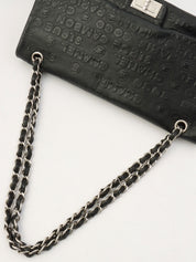 2008 Unlimited Line 2.55 Chain Shoulder Bag Black