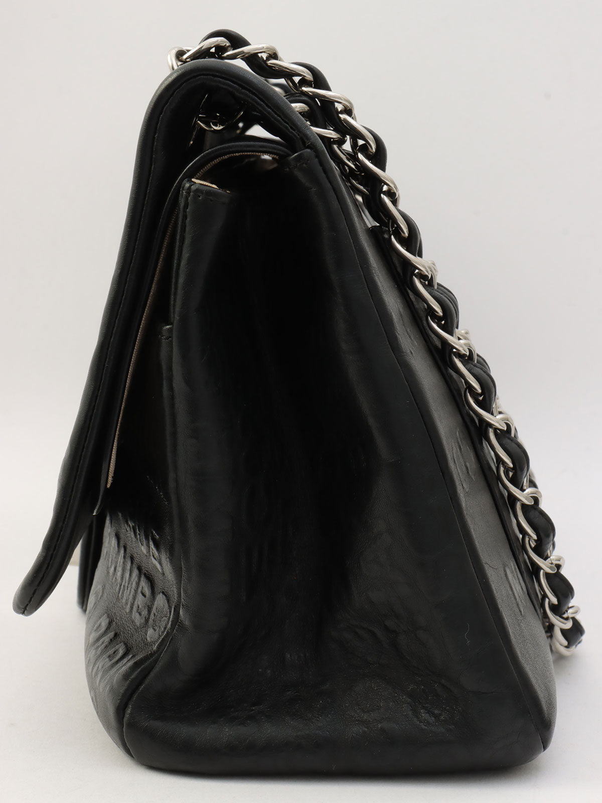 2008 Unlimited Line 2.55 Chain Shoulder Bag Black