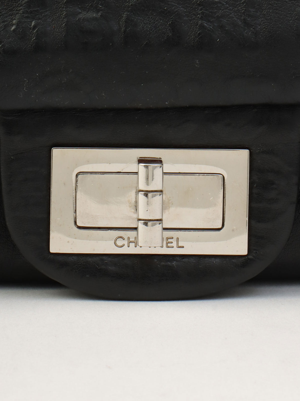 2008 Unlimited Line 2.55 Chain Shoulder Bag Black