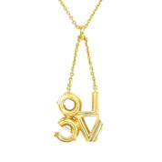 LV＆ME LOVEネックレス ゴールド