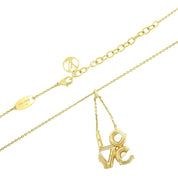 LV＆ME LOVEネックレス ゴールド