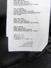 ウールフレアスカート ネイビー