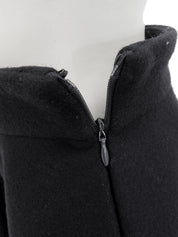 Wool Flared Skirt #38 Navy
