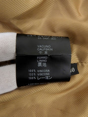 スエードジップアップジャケット ベージュ