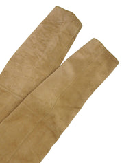 スエードジップアップジャケット ベージュ