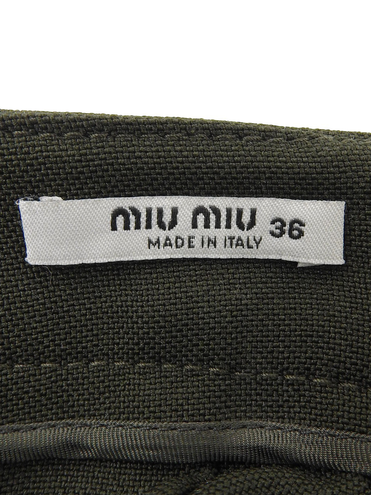 サイドジッププリーツスカート カーキ