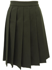 サイドジッププリーツスカート カーキ