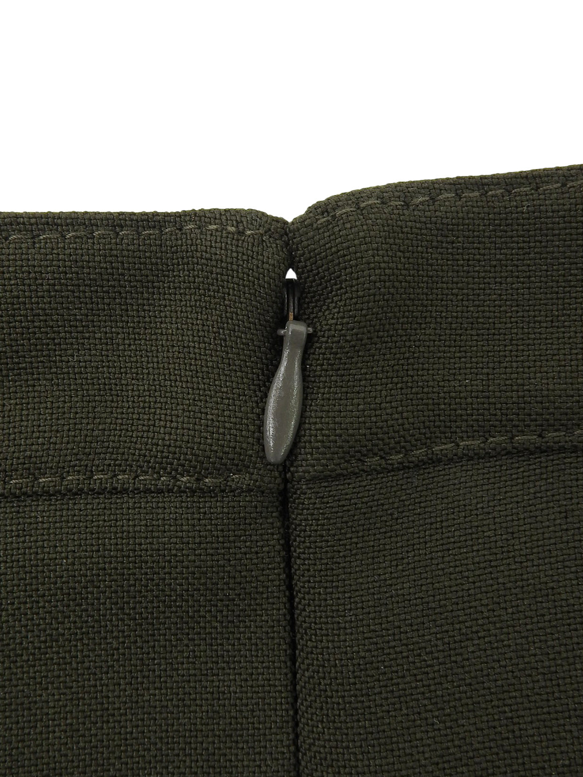 サイドジッププリーツスカート カーキ