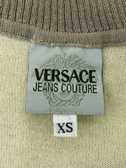 Medusa Stitch Sleeveless Turtleneck Knit in Greige