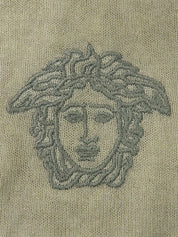 メデューサステッチノースリーブタートルニット　グレージュ