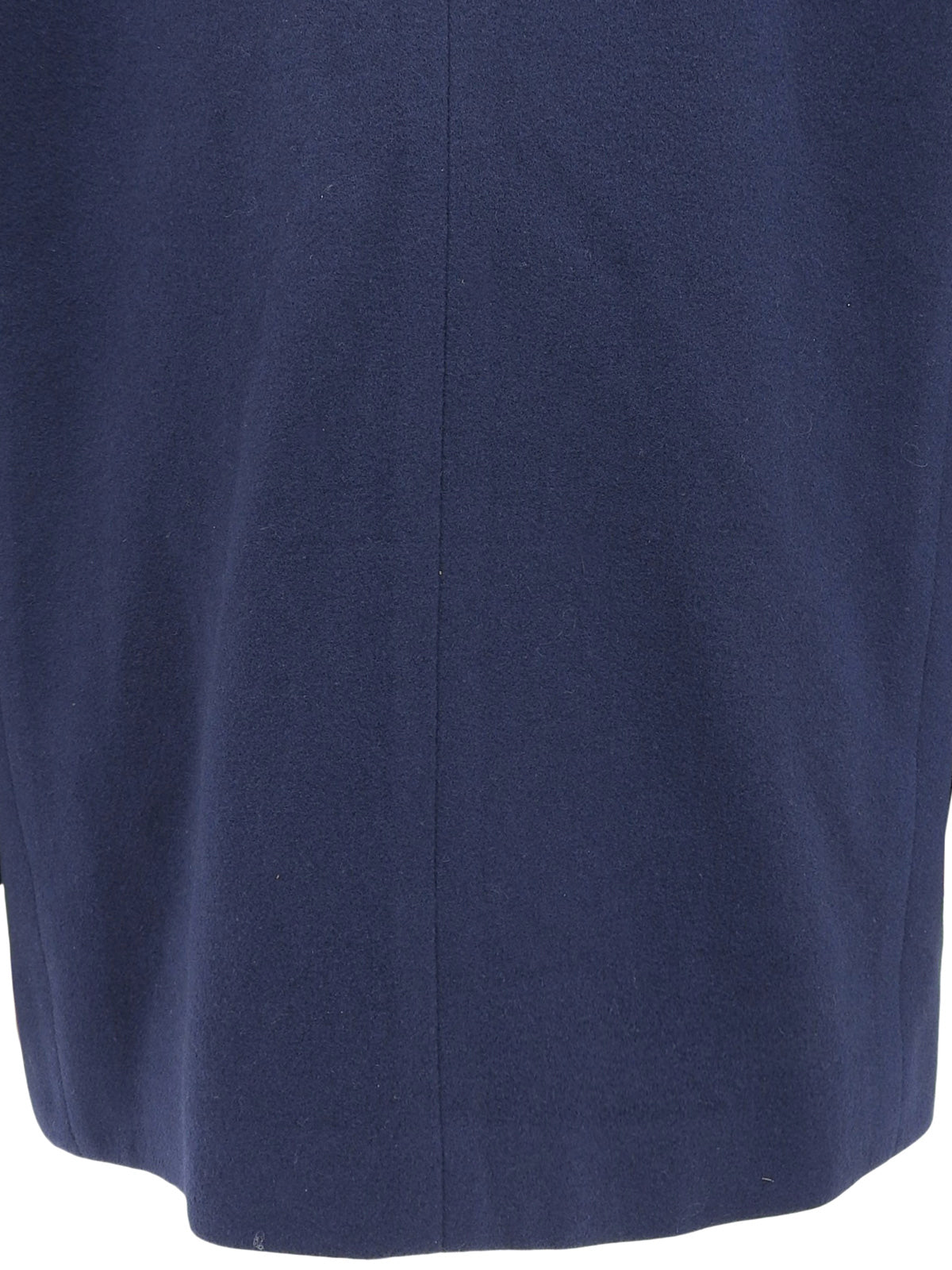 ウールエンブレムロゴ刺繍ジャケット ブルー