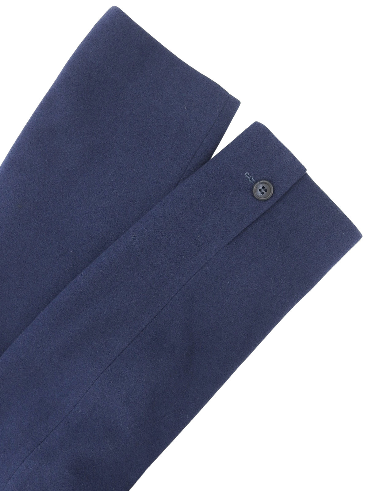 ウールエンブレムロゴ刺繍ジャケット ブルー