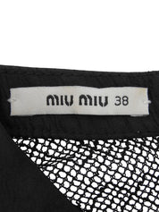 バックレースノースリーブプリーツワンピース ブラック