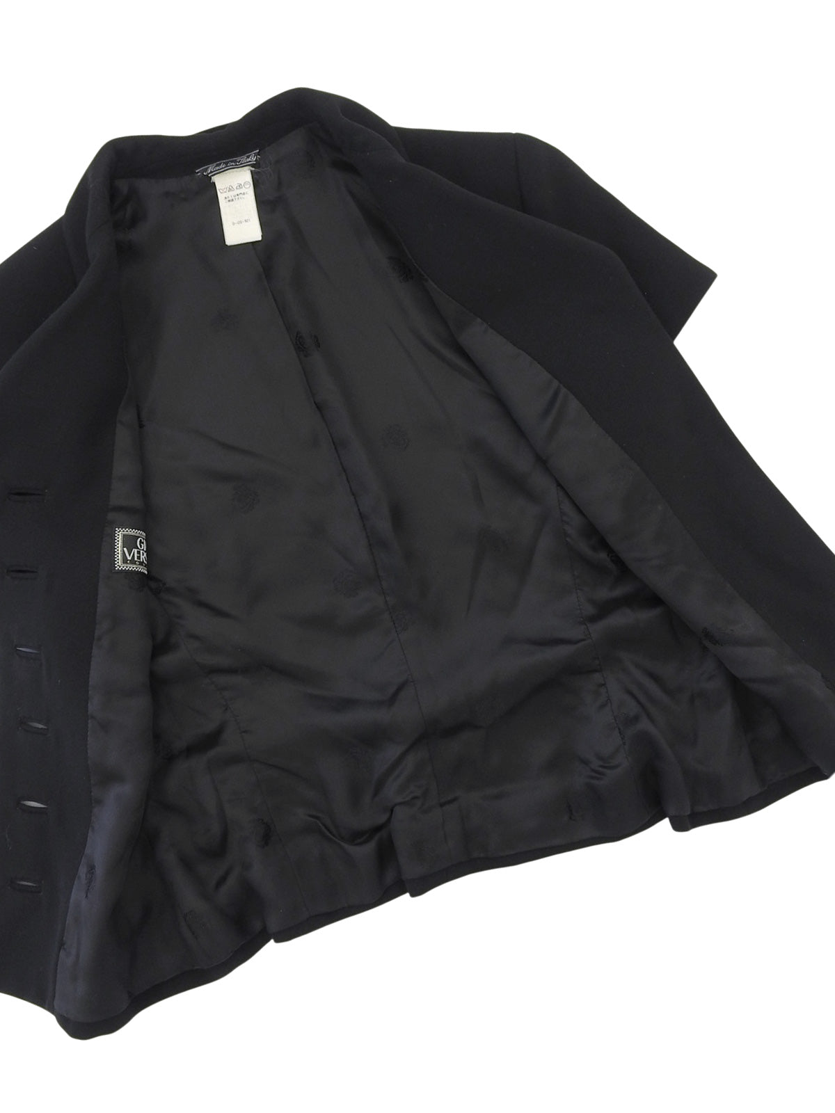 メデューサボタンハーフスリーブジャケット ブラック