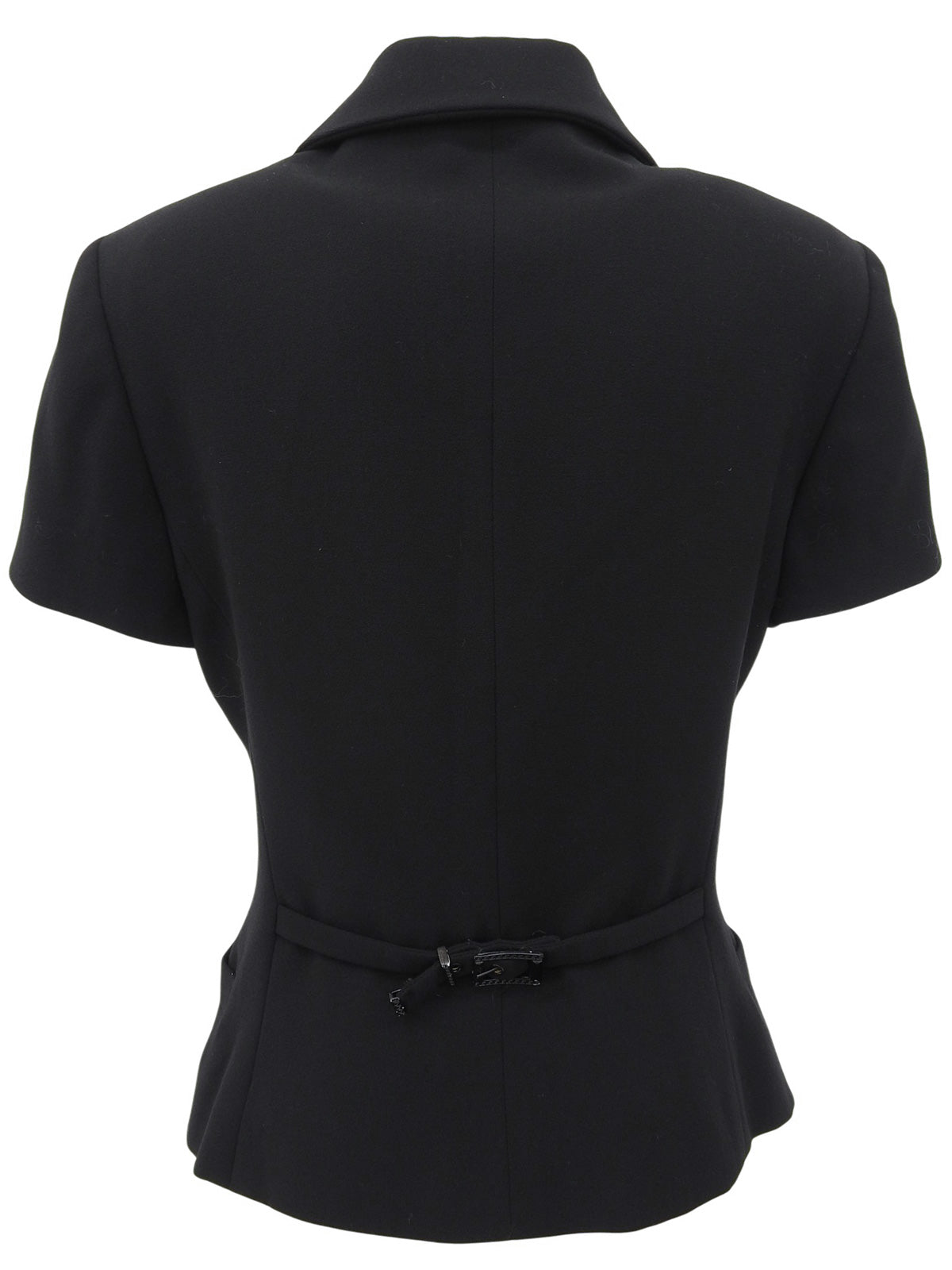 メデューサボタンハーフスリーブジャケット ブラック