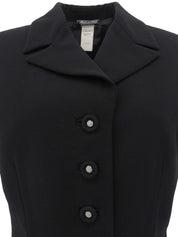 メデューサボタンハーフスリーブジャケット ブラック