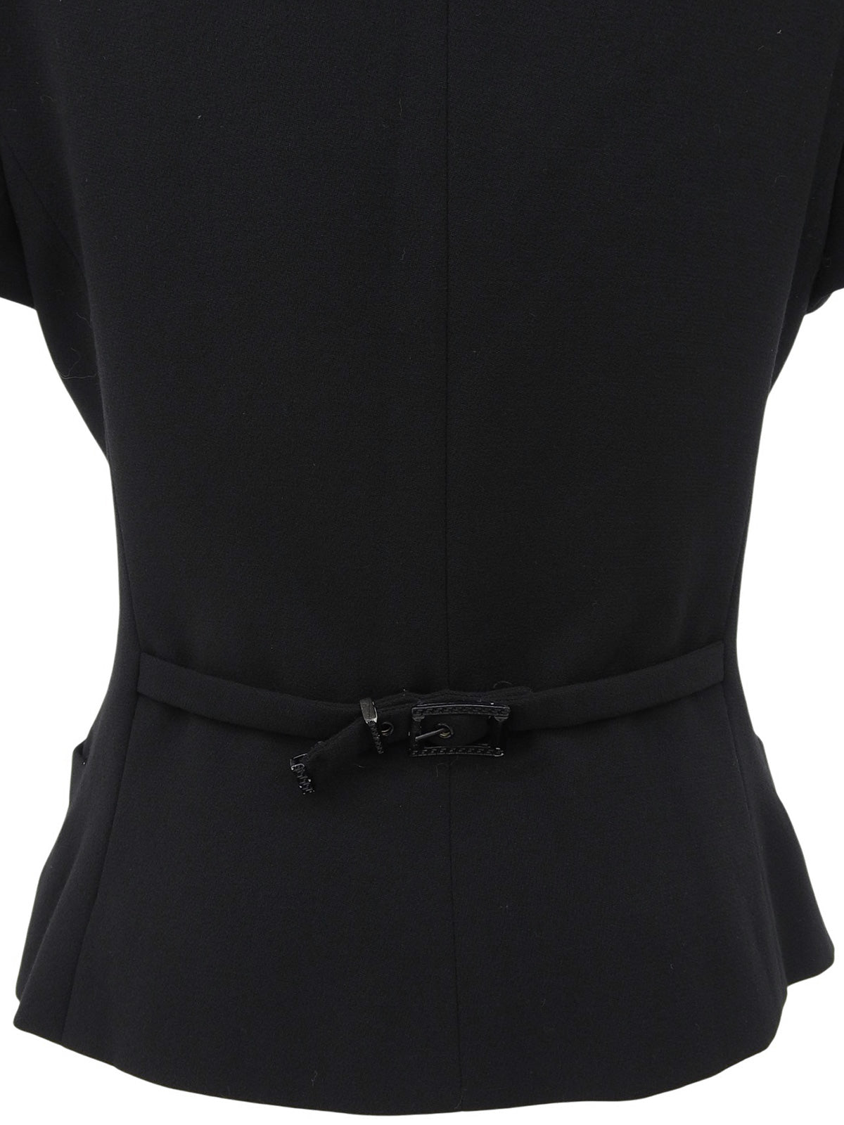 メデューサボタンハーフスリーブジャケット ブラック