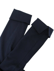 ロゴボタンショートジャケット ネイビー