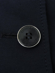 ロゴボタンショートジャケット ネイビー