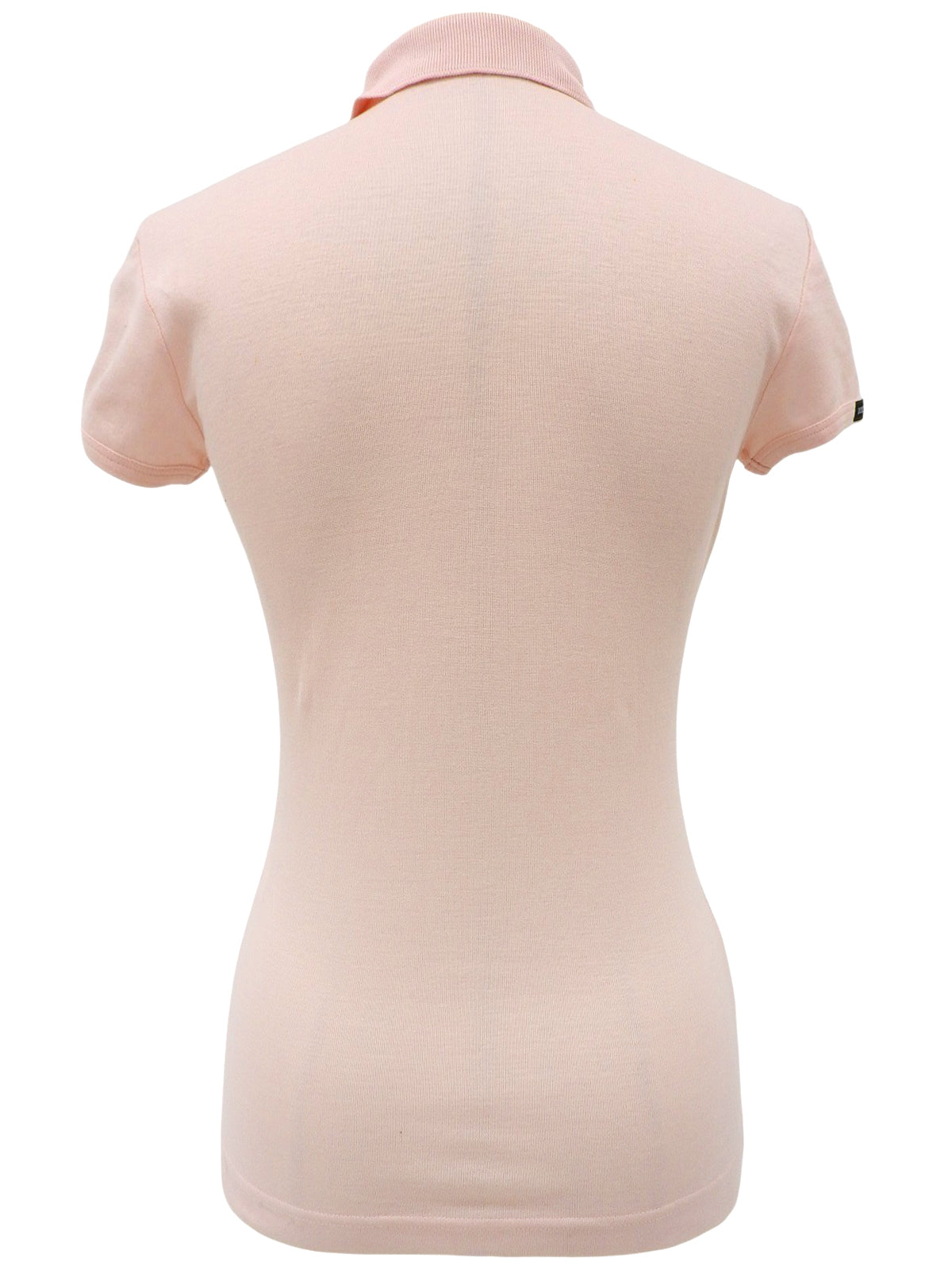 スナップボタンロゴポロシャツ ピンク