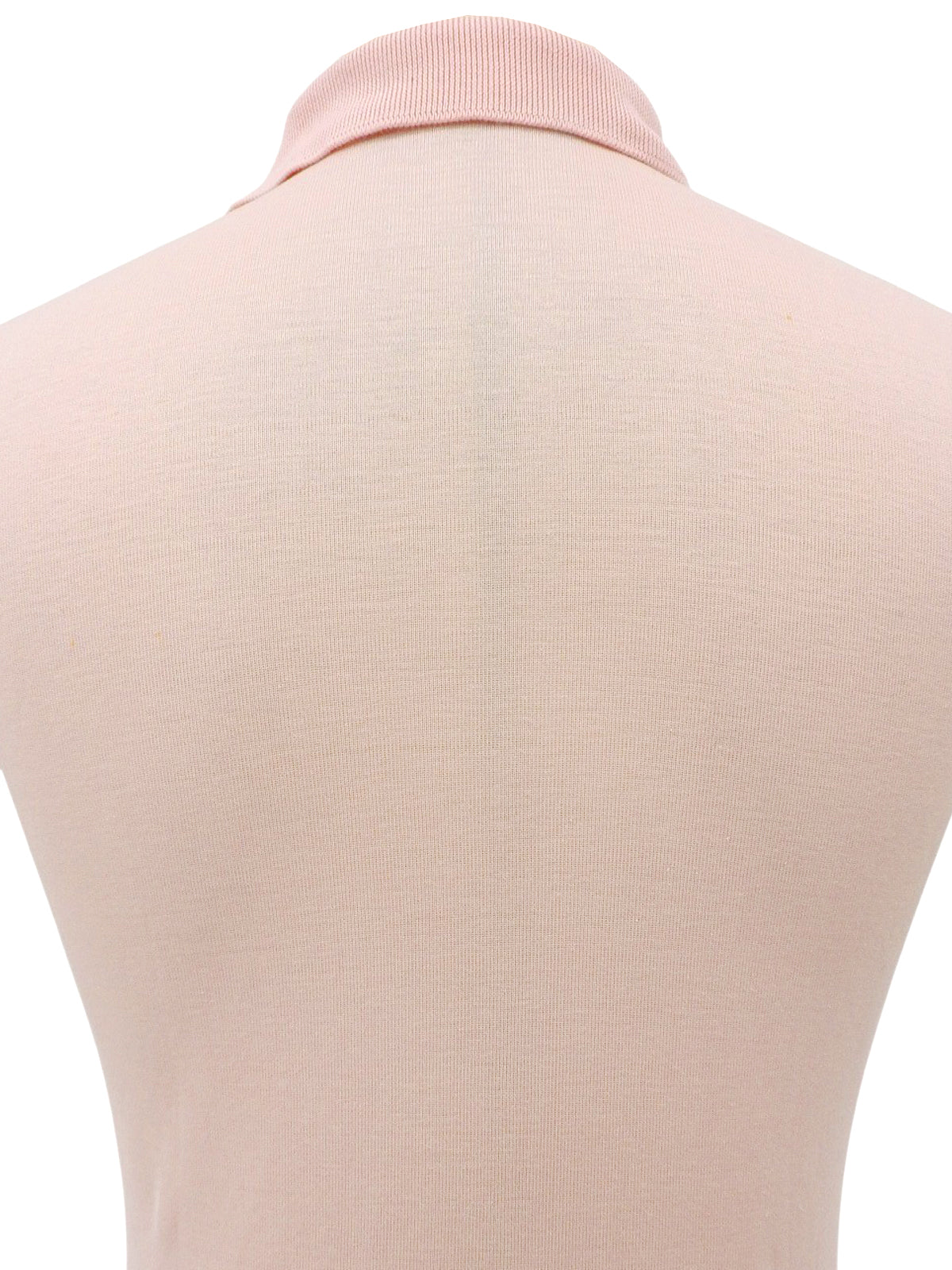 スナップボタンロゴポロシャツ　ピンク